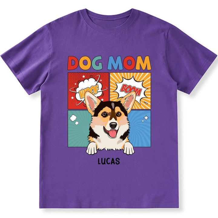 Woof Boom Dog Dad Mom - Personalized Custom Unisex T-shirt