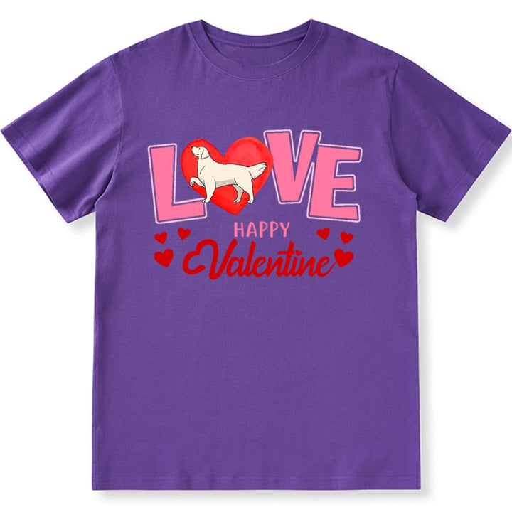 Happy Valentine Love - Personalized Custom Unisex T-shirt