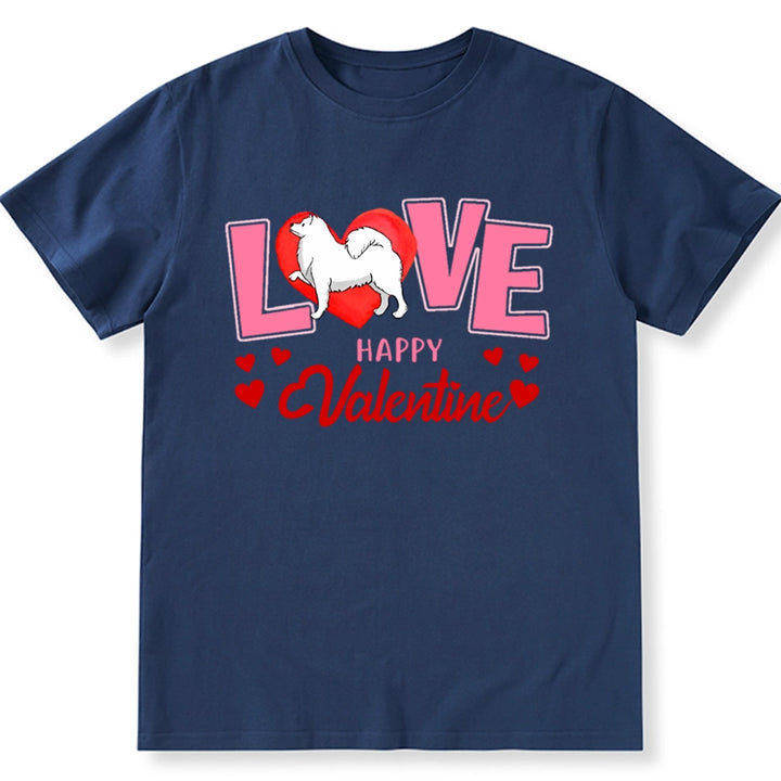 Happy Valentine Love - Personalized Custom Unisex T-shirt