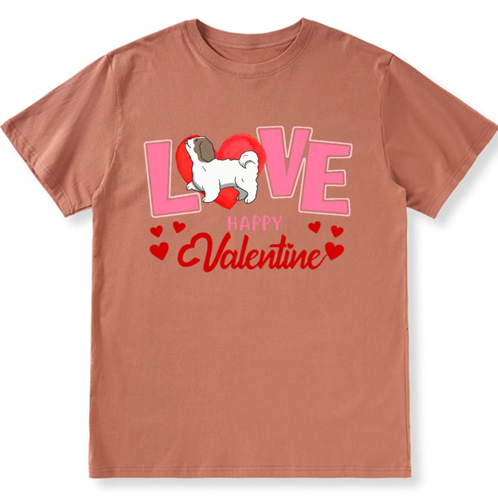 Happy Valentine Love - Personalized Custom Unisex T-shirt