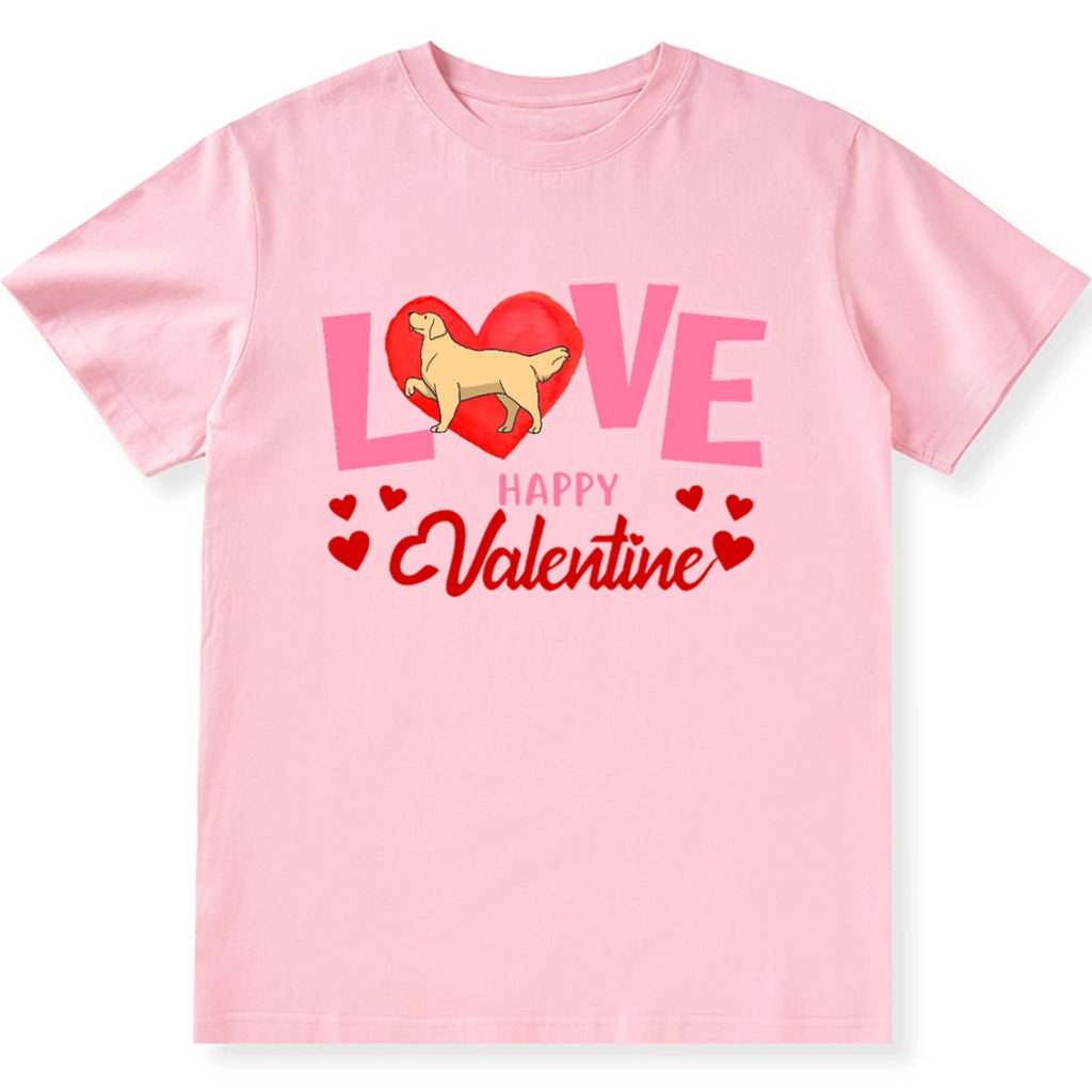 Happy Valentine Love - Personalized Custom Unisex T-shirt