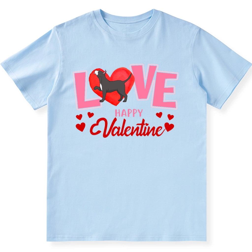 Happy Valentine Love - Personalized Custom Unisex T-shirt