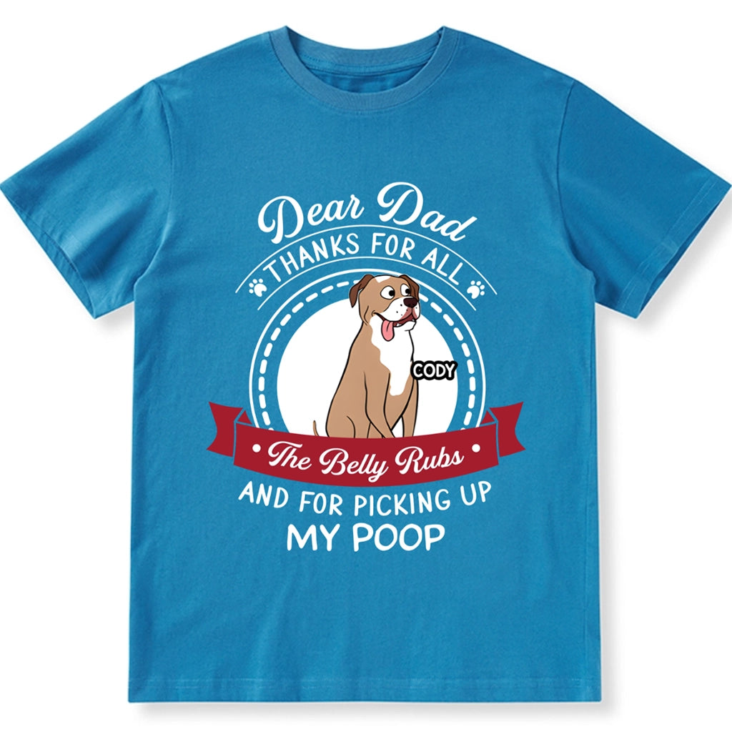 Picking Up My Poop And Stuff - Personalized Custom Unisex T-shirt