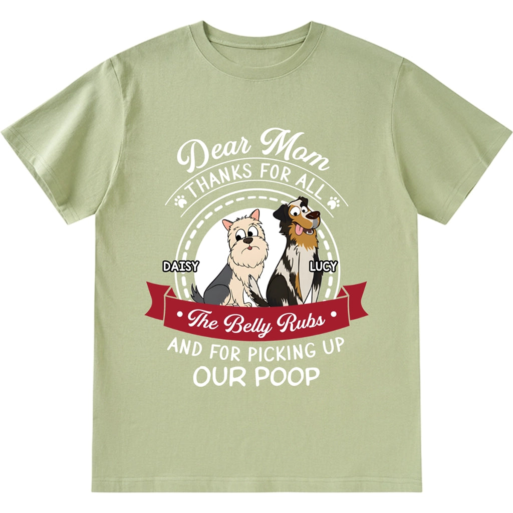 Picking Up My Poop And Stuff - Personalized Custom Unisex T-shirt