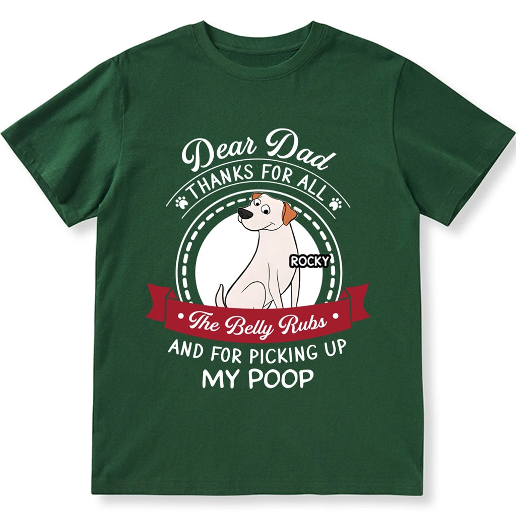 Picking Up My Poop And Stuff - Personalized Custom Unisex T-shirt