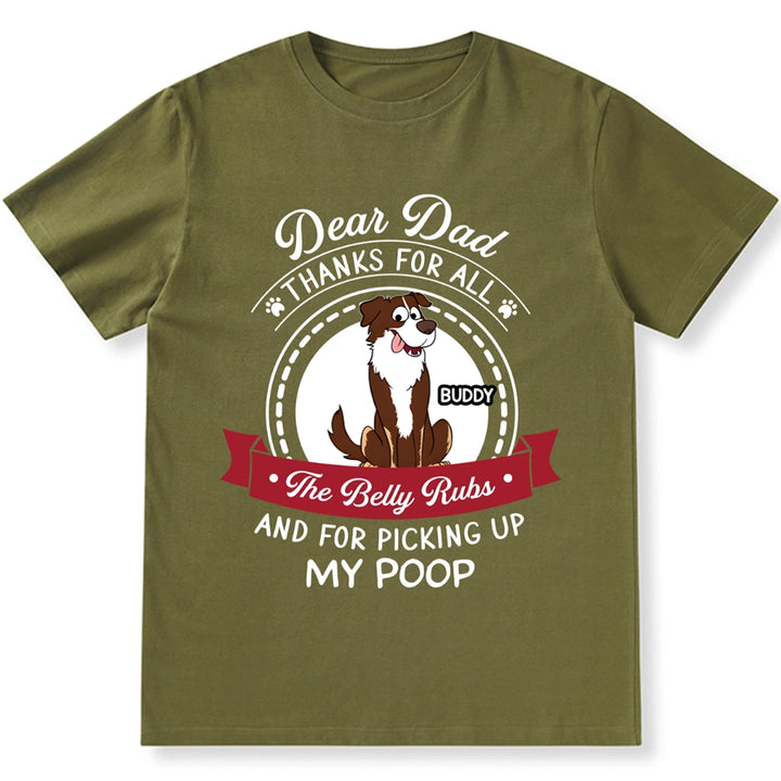 Picking Up My Poop And Stuff - Personalized Custom Unisex T-shirt