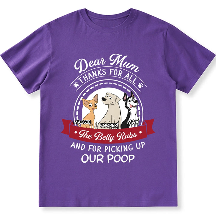 Picking Up My Poop And Stuff - Personalized Custom Unisex T-shirt