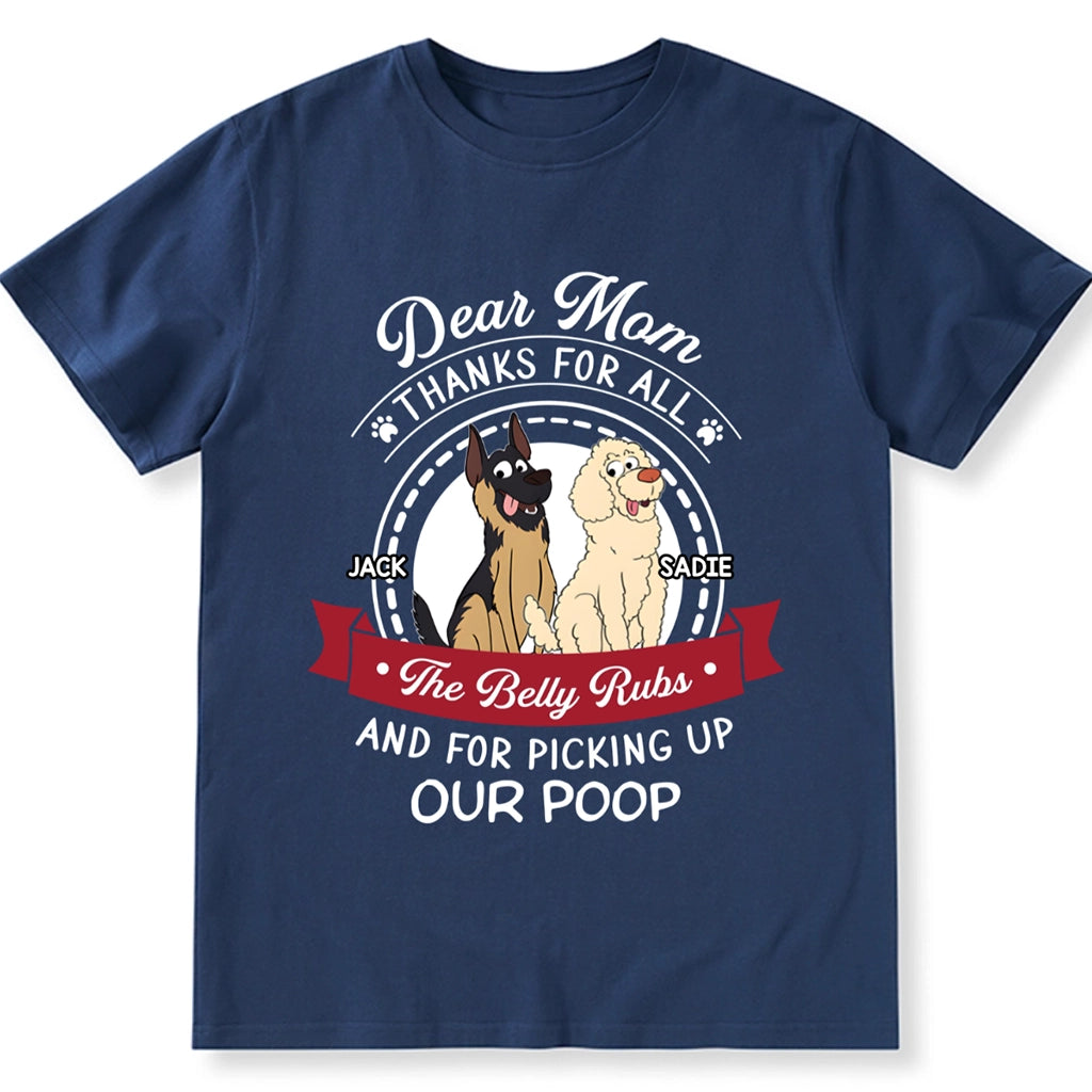 Picking Up My Poop And Stuff - Personalized Custom Unisex T-shirt