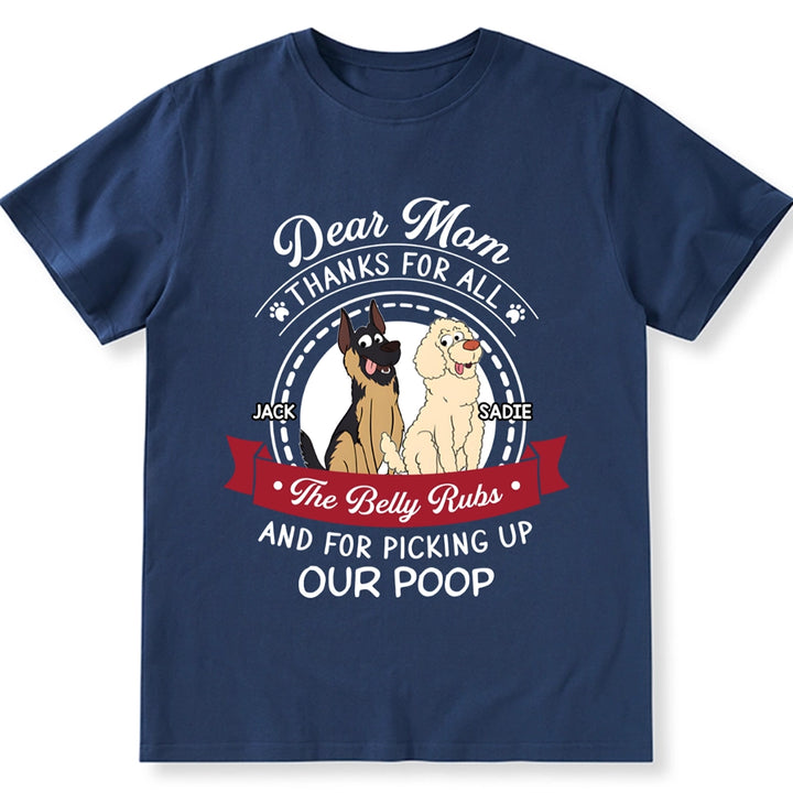 Picking Up My Poop And Stuff - Personalized Custom Unisex T-shirt