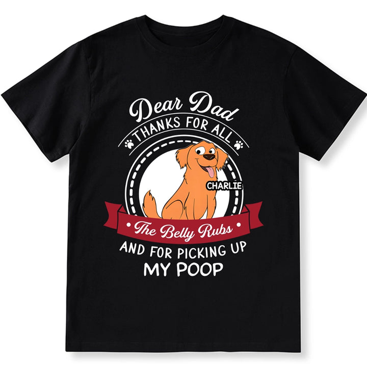 Picking Up My Poop And Stuff - Personalized Custom Unisex T-shirt