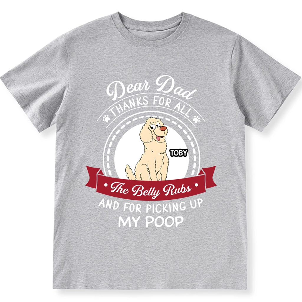 Picking Up My Poop And Stuff - Personalized Custom Unisex T-shirt